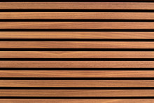 Wooden Slats. Natural Wood Lath Line Arrange Pattern Texture Background 