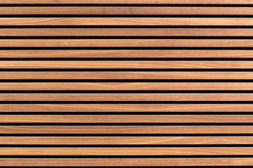 wooden slats. natural wood lath line arrange pattern texture background