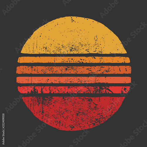 Dekoracja na wymiar  sun-vintage-circle-ilustracjebasic-rgb