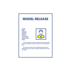 Poster - Icon of model release document