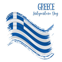 25 March, Greece Independence Day background 