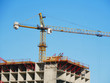 © fotolian121212 - Crane. Self-erection crane over construction site. Crane near bulding.