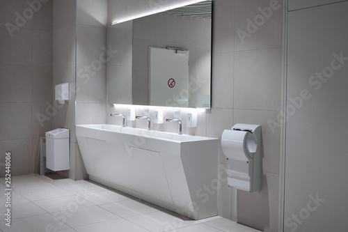 Fotomural Hygiene, modern lifestyle and sanitary fixtures concept