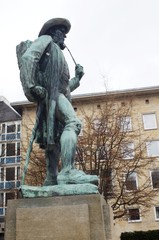 Leineweber, Bielefeld,statue, sculpture, monument, architecture, florence, city, europe, fountain, italy, travel, landmark, building, art, bronze, old, tourism, neptune, history, histo