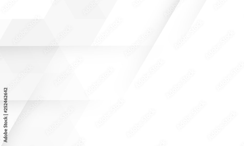 Minimal geometric white light background abstract design. vector EPS10 ...