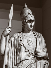 Sticker - The statue of the ancient Greek goddess of wisdom, Athena