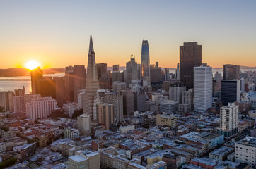 Sticker - San Francisco downtown skyline