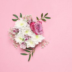 Sticker - Romantic floral background