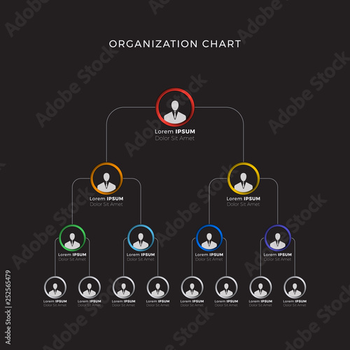 Background Design For Organizational Chart