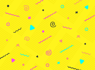 Wall Mural - abstract geometric background in hipster style. cards with covers, placards, posters, flyers designs