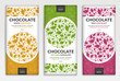 © Annartlab - Colorful packaging design of chocolate bars. Vintage vector ornament template. Elegant, classic elements. Great for food, drink and other package types. Can be used for background and wallpaper.