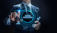 Data Analysis Business Intelligence Analytics Internet Technology Concept.