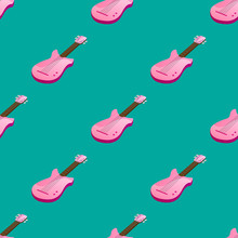 Pink Guitar Pattern