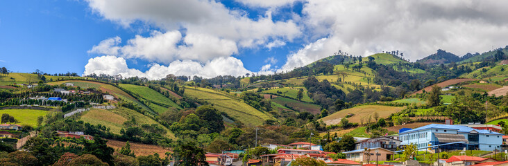 Wall Mural - Rural landscape of Cartago Province, Costa Rica