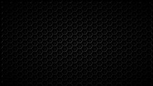 Abstract Black Texture Background Hexagon