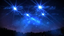 Four Mysterious Blue Lights Appear In The Night Desert Sky, Hover In Formation, Then Disappear. Possible Abduction Scenario.  	