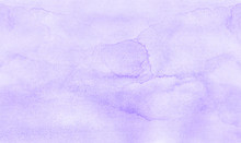 Light Grunge Purple Watercolor Paint Hand Drawn Illustration With Paper Grain Texture For Aquarelle Design. Abstract Ink Violet Gradient Violet Water Color Artistic Brush Paint Splash Background