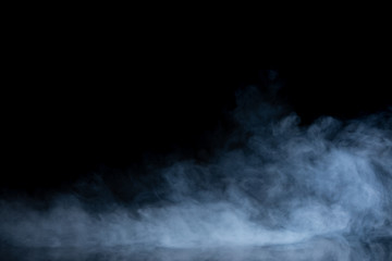 Wall Mural - Abstract Smoke on black Background