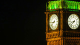 Fototapeta Big Ben - Time at 8 42 in the evening in London