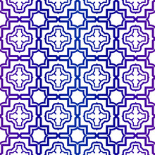 Modern Geometric Seamless Pattern. Decorative Texture For Wallpaper, Invitation, Fabric. Vector Illustration. Purple Color.