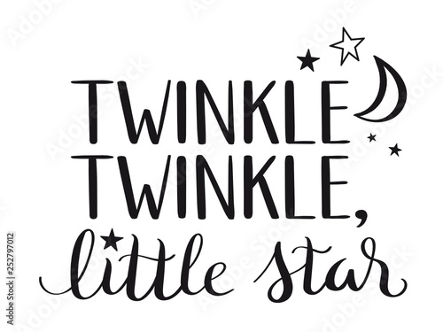 Twinkle Twinkle Little Star Brush Calligraphy Banner Buy This Stock Vector And Explore Similar Vectors At Adobe Stock Adobe Stock
