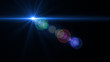© sanee - Lens Flare light over Black Background. Easy to add overlay or screen filter over Photos