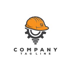 smart construction logo design