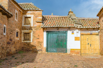 Wall Mural - Old Village Street, Castrillo de Polvazares, León, Spain	