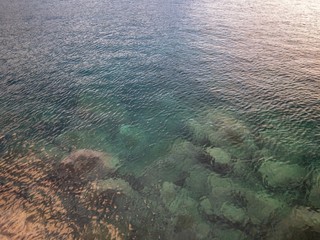 Wall Mural - Rocas en el fondo del puerto, Islas Canarias