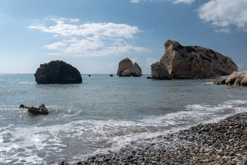 Wall Mural - Rocky beach view