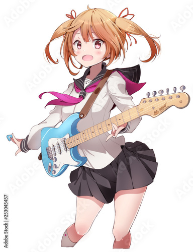 Dekoracja na wymiar  dziewczyna-z-gitara