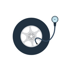 Poster - Tire pressure gage icon