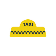 Wall Mural - Taxi roof icon