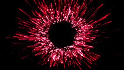 Wall Mural - Abstract Starburst Fireworks/ 4k animation of an abstract starburst firework background seamless looping