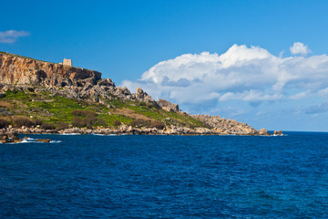 Dahlet Qorrot Bay, Gozo Island, Malta, Europe