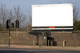 Fototapeta  - Large blank billboard