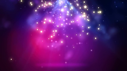 stage with spot lighting, shining empty disco scene for holiday show, award ceremony or advertising 