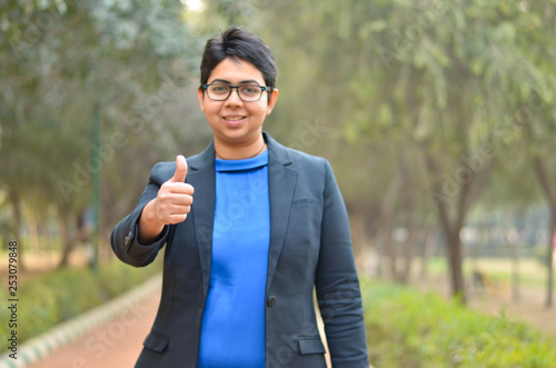 Portrait Of A Confident Young Indian Corporate Professional Woman