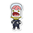 © lineartestpilot - sticker of a cartoon robot