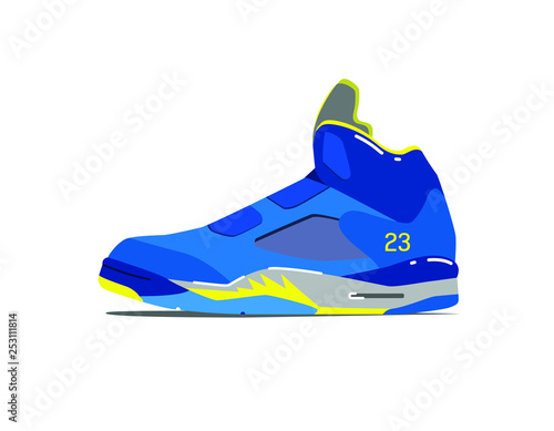 NBA Basketball Shoe Tapéta, Fotótapéta