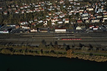 Gemünden aus der Luft