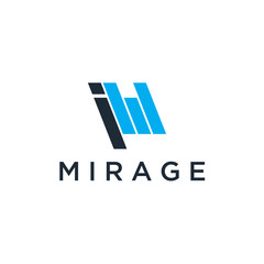 Fototapete - Financial Stock Exchange Market Charts Logo design abstract vector template. Finance company Logotype concept.