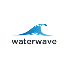 Aufkleber - Water Wave Logo abstract vector template. Aqua icon. sea ocean Logo design inspiration