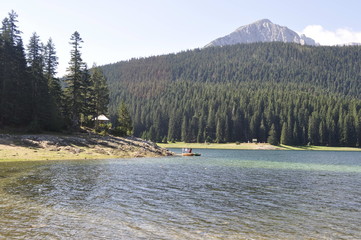 Wall Mural - Black Lake in Durmitor Mountain, Montenegro