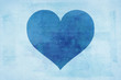 Blue Heart Love Abstract Modern Art Tone Texture Art Background Pattern Design Graphic