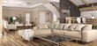 © Vadim Andrushchenko - Interior of modern home panorama 3d rendering