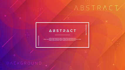 Sticker - abstract, modern, dynamic, trendy gradient background. eps10 vector illustration.