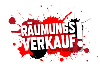 Poster - Räumungsverkauf