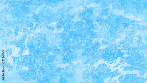 Modern Creative Grunge Light Sky Blue Shades Watercolor Background