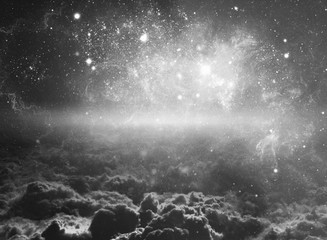 Wall Mural - vintage space and nebula
